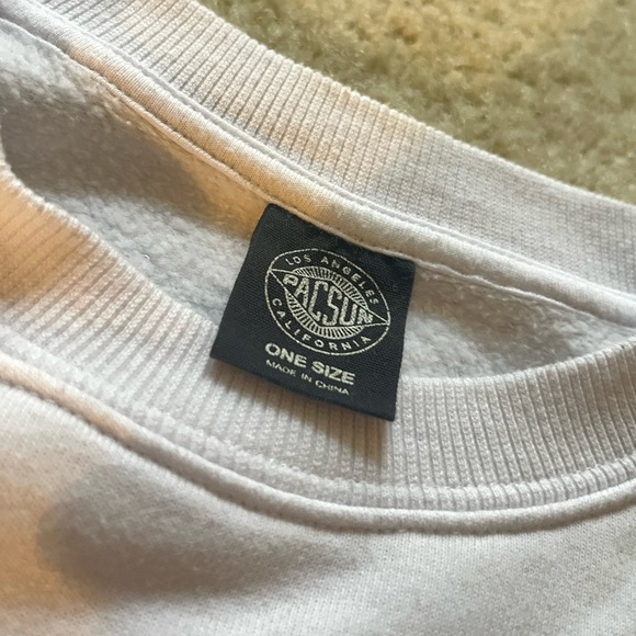 PacSun Rainbow Boyfriend Sweatshirt OS - Picture 3 of 4